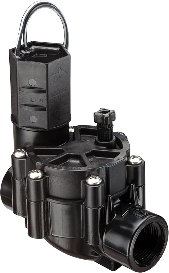 Rain Bird CPF075 In-Line Automatic Sprinkler Valve with Flow Control, 3/4" Threaded Female x Female (Pack of 5)