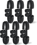 6 Pack 1/2'' to 1/4'' Drip Irrigation Fittings, Push-to-Connect 4 Way Drip Irrigation Part Barbed Tee Connectors, Anti-Leak Locked Splitter Fitting for 1/2" Irrigation Tubing (0.6''-0.67''OD)