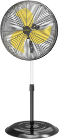 VINICAYA 20 Inch Industrial Pedestal Fan, 5300 CFM Oscillating Fans on Stand Heavy Duty with 3 Speed, Poweful Motor, UL Listed for Commercial Workshops Warehouse Garage