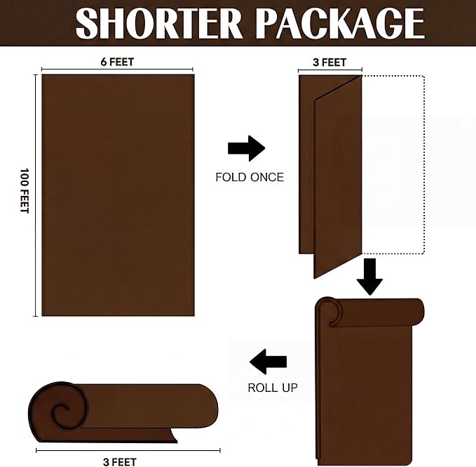 95% 6ft x 100ft Bulk Eyelets Shade Cloth Roll Sunblock Shade UV Resistant Net Windscreen Cover Fabric Roll for Garden Greenhouse Flower Plant Patio Kennel Canopy(Brown, 1 Pcs)