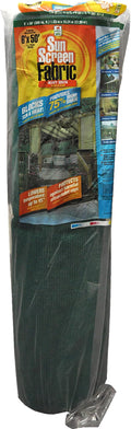 Jobe’s Easy Gardener Sun Screen Fabric (Reduces Temperature Up to 15 Degrees, Provides 75% More Shade), 6 Feet x 50 Feet, Heavy Green, Reusable, UV-Protected, Easy Installation