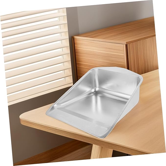 Heavy Duty Handheld Dustpan Stainless Steel Dust Pan Brush Dustpan and Brush for Cleaning