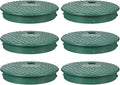 TIDTALEO 6pcs 6-inch Round Irrigation Valve Box Lid Cover for Sprinkler System Outdoor Watering Equipment Heavy Duty Replacement Caps for Garden Valve Boxes