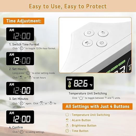 Indoor Air Quality Monitor 16-in-1 with CO2 Detector, PM2.5P, PM10, M1.0, HCHO & TVOC – Portable Air Quality Tester with AQI Alerts, Temperature & Humidity Meter Kit for Home Office Nursery RV