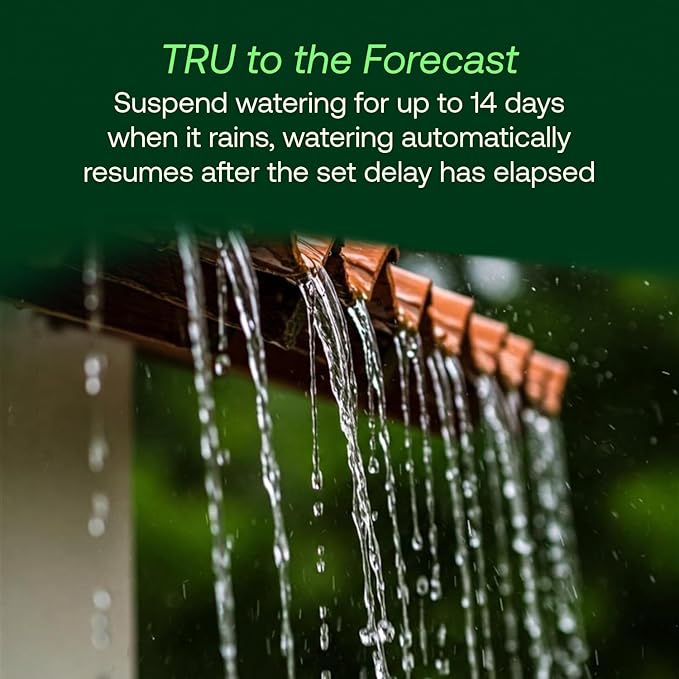 Rain Bird TRU8O Program-Based Indoor/Outdoor Irrigation Controller/Timer, WiFi Ready, 8-Zone/Station
