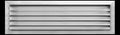 HVAC Premium 32"W x 12"H Aluminum Exterior Gable Louver Vent for Walls & Crawlspace - Weather-Resistant Air Grille with Screen Mesh - [Outer Dimensions 33.75"W x 13.75"H]