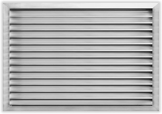 HVAC Premium 36"W x 28"H Aluminum Exterior Gable Louver Vent for Walls & Crawlspace - Weather-Resistant Air Grille with Screen Mesh - [Overall Size 37.75"W x 29.75"H]