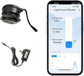 TLC2206 Tuya Smart Life Mobile APP Wireless WiFi Remote Ultrasonic Contactless Indoor Waterproof IP67 Liquid Water Oil Fuel Level Tank Monitor Sensor Controller Automatic Alarm Indicator