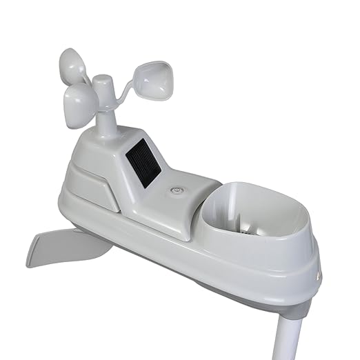 AcuRite Iris (5-in-1) Weather Sensor with Rain Gauge, Wind Speed, Wind Direction, Temperature and Humidity (06004M)