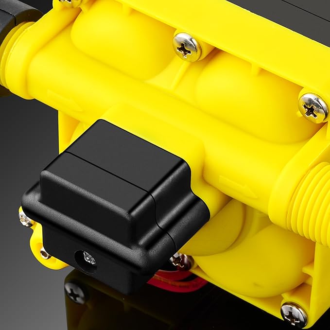 2026 Upgraded RV Water Pump, 12V 6.0 GPM High-Flow, Ultra-Quiet 70 PSI Self-Priming Diaphragm Pump with Adjustable Pressure Switch & Strainer for RV, Marine, Camper, Boat (Run-Dry Safe)