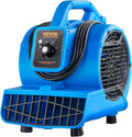 VEVOR Floor Blower, 1360 RPM 600 CFM, Air Mover for Drying and Cooling, Portable Carpet Dryer Fan with 4 Blowing Angles,3-Speeds Adjustment, for Janitorial, Home, Plumbing, Commercial Use