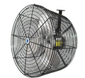 Schaefer VK20-B VersaKool Air Circulator Fan & Aluminum Blade, Ceiling Wall Mount Greenhouse Fan, 5470 CFM, 1/3 hp, Energy-Efficient Commercial use for Patio, Garage, Industrial & Workshop (Black)