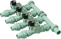 Orbit 57257 4-Valve Preassembled Sprinkler Manifold – Easy Install, Smart Controller Compatible, Works with PVC & Poly Pipe, Includes 4 in-Line Valves