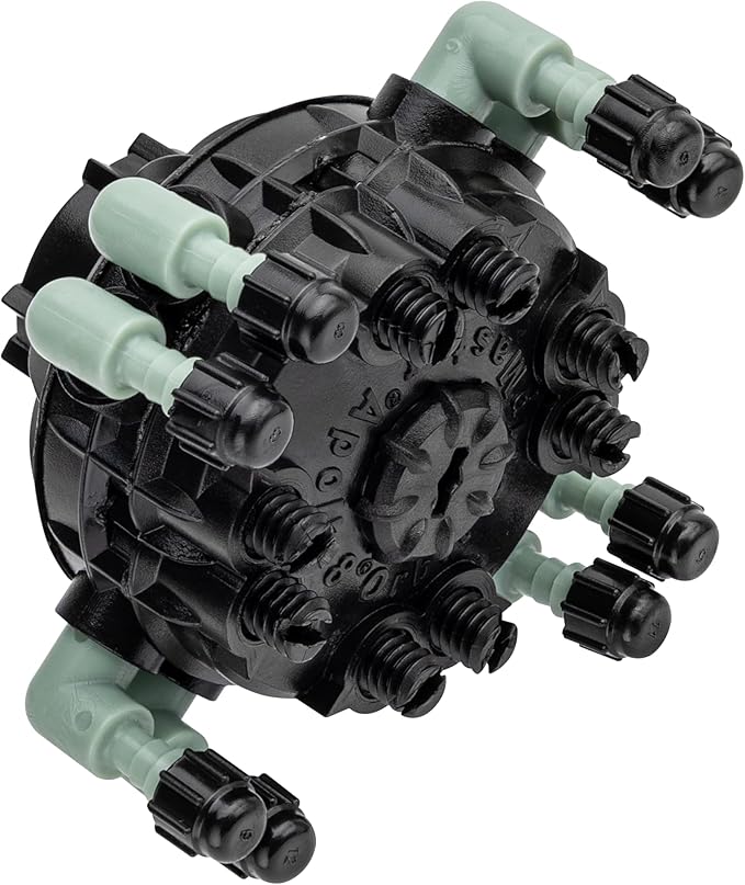 2-Pack Orbit 67000 8 Port Adj Flow Drip Manifold, Single