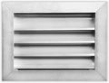 HVAC Premium 16"W x 10"H Aluminum Exterior Gable Louver Vent for Walls & Crawlspace - Weather-Resistant Air Grille with Screen Mesh - [Overall Size 17.75"W x 11.75"H]