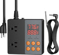 BN-LINK Smart WiFi Digital Temperature Controller Heating Cooling, Works with Alexa and Google Home. For Reptiles Aquarium Carboy Homebrew Breeding Fermenter Seed Germination °C/°F -40-176°F 15A/1875W