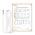 Elitech Temperature and Humidity Probe for RCW-360Pro, -40 to 176°F, 0~100% RH, 16.4ft Cable Auto-Detection Digital Sensor with Calibration Certificate for Medical Pharma Validation, HTD3X-THE-R-5M