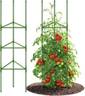 Growsun 51 inch Tomato Cage Heavy-Duty Plant Support Cucumber & Vine Vegetables – Adjustable Green Metal Garden Trellis for Climbing Plants, Indoor & Outdoor Use, 1 Pack