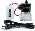 U.S. Solid Smart Solenoid Valve - 1/4 inch Wi-Fi APP-Controlled Stainless Steel Solenoid Valve, 110V AC