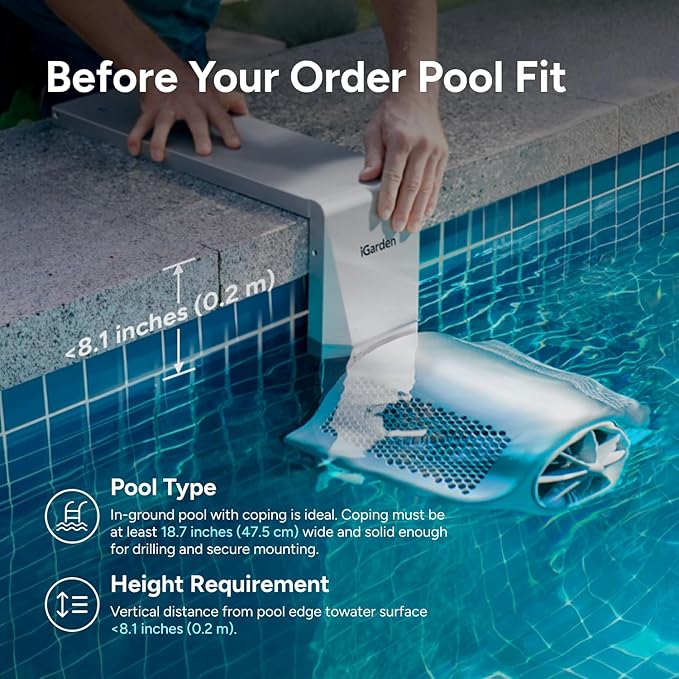 (2026 New) iGarden P230 Swim Jet for Pool, Swimming Pool Current Machine with 5 Wave Modes, 0-100% Adjustable Water Flow Trainer for Recreational Training, Fitness & Family Leisure
