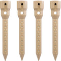 8 in. DEEP DRIP Garden Watering Stake (4 Pack) (Tan) | UV-Protected ABS Plastic Deep Root Irrigation Spike for Flowers, Fruits, Vegetables, Potted Plants