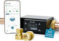 Frizzlife LP365-P Smart Water Monitor and Automatic Shutoff - 0.01 GPM Ultrasonic Micro Leak Detection, Wi-Fi / APP Control, Pressure+Flow Monitoring, 24/7 Water Usage Reports, Fits 1.25" and 1"