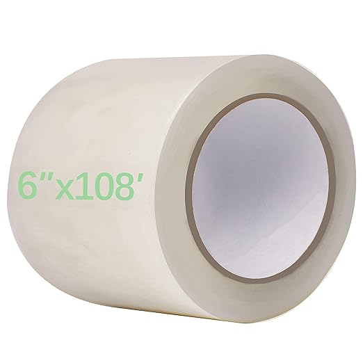 vensovo Greenhouse Covering Plastic Repair Tape - Heavy Duty 6″x108′ Garden Green House Sheeting, Plastic Polyethylene Film Repair Tape