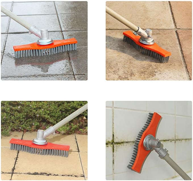 Lawn Mower Cleaning Brush - Garden Scrubber Tool, Deck Cleaning Brush | Heavy Duty Outdoor Scrubbing Tool Dirt Removal Maintenance Equipment for Garden Yard Floor Patio Farm Indoor Tile