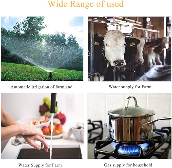 Owfeel WIFI & Bluetooth Smart Water Valve, DN15 Ball Brass Valve, WIFI Control Water Shutoff Valves Compatible With Alexa, Google and Application Program iOS/Android, Only 2.4GHZ WiFi(1/2")