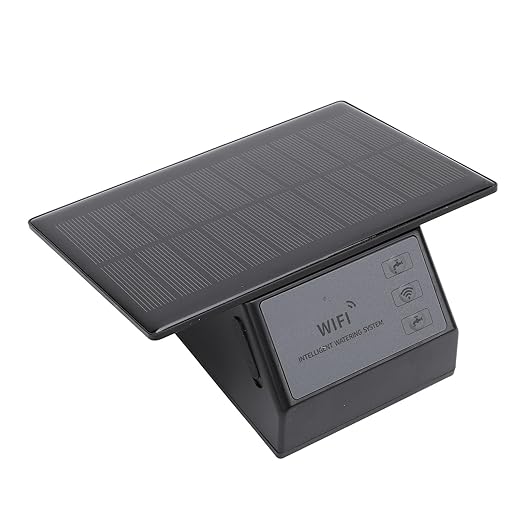Solar Automatic Drip Irrigation Kit WiFi APP Control Timing 2000mAh Battery Labor Saving Self Watering System for Plants Flowers Balcony Garden