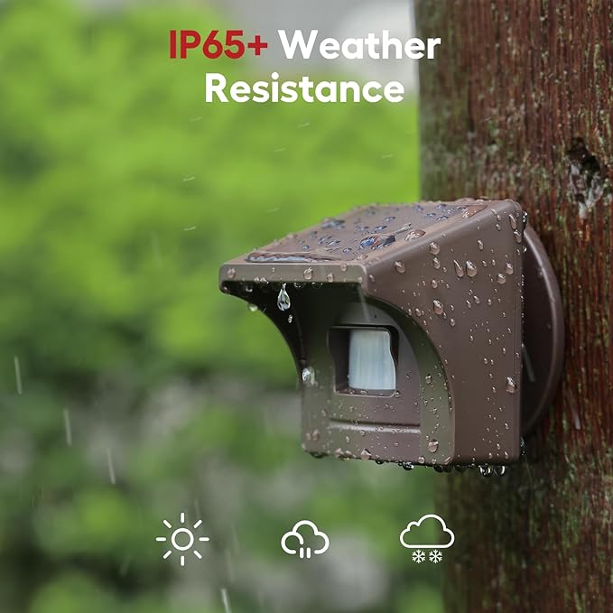 eMACROS Safeguard-Ultra Solar Driveway Alarm with App,1/2 Mile Range, Weatherproof Home Security System(Single Sensor)