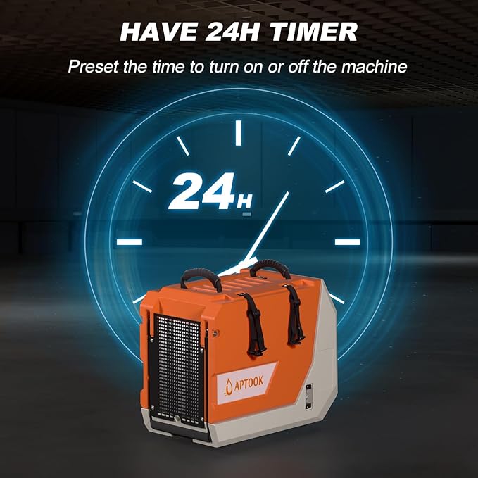 180 Pint Commercial Dehumidifier with Pump for Large Basements & Crawl Spaces, Continuous Drain Dehumidifier up to 6,000 Sq.Ft, Auto Defrost, Memory Restart, Digital Control, with Wheels