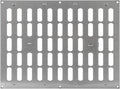 Repa Market 16" x 12" Inch (Outer Dimensions) Galvanized Steel Adjustable Air Vent Cover - HVAC Air Vent Register - Heating, Cooling Toe Kick Vent Cover - Wall, Ceiling Return, Intake Air Grille