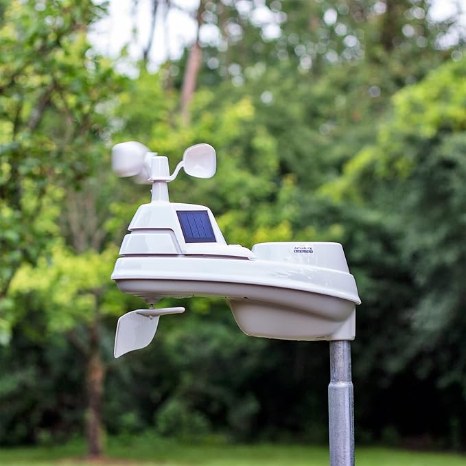 AcuRite Iris Wireless Home Weather Station, Indoor/Outdoor Temperature, Humidity, Wind Speed, Wind Direction, Rain Gauge, Classic