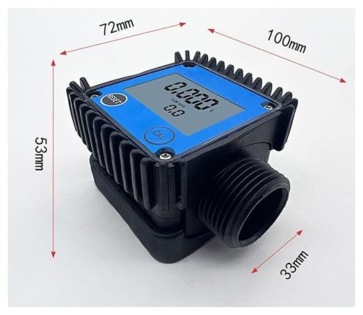 Flow Meter Electronic Digital Display Liquid metering