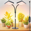 FRGROW 2026 2Head Tabletop Grow Lights for Indoor Plants, Seed Starting, Bonsai, 50 Watt Power Draw, Big Coverage and Bright Enough, Like A Small Sun for Your Jungle, 16"-24" Height Adjustable