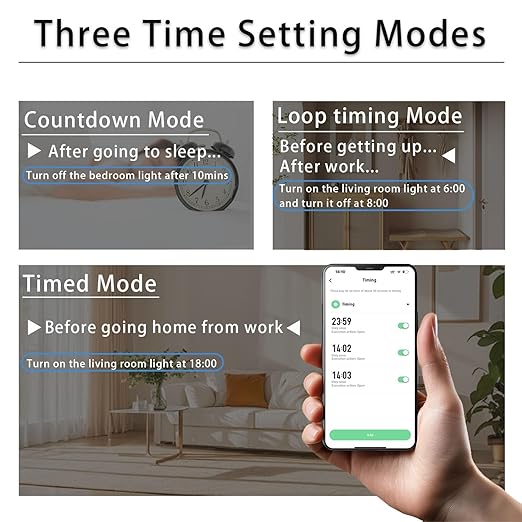 WiFi Smart Switch Breaker, 1-63A Adjustable Wifi Breaker for Whole House Monitoring, APP Remote Control Monitor Voltage Power Energy Usage, Compatible with Alexa Google Home, DIN Rail Mountable(2 PCS)