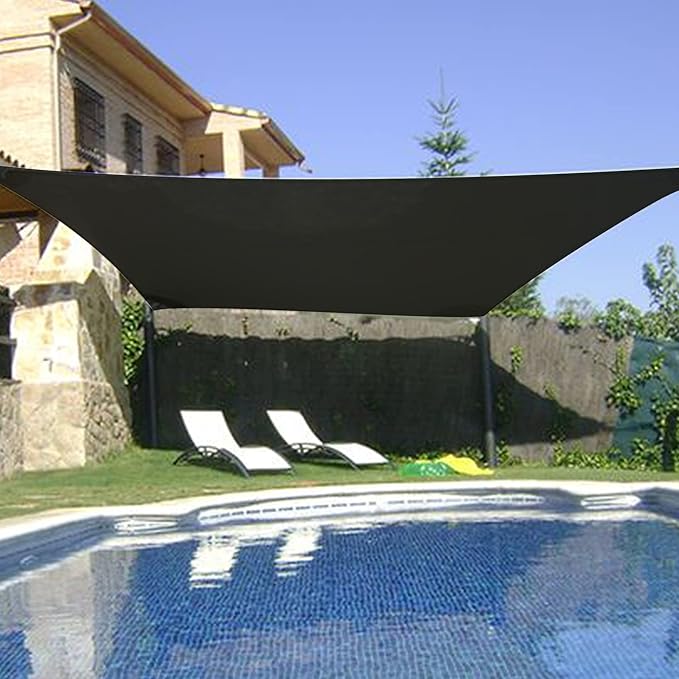 winemana 90% Shade Cloth, Dog Kennel Shade Cover, 6.5 x 10 FT Sturdy Durable Sunblock Shade Mesh Tarp with Grommets for Patio Plants Greenhouse Chicken Coop Porch