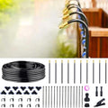 Thiswing 360° Adjustable Drip Irrigation System - 30 FT Garden Watering System with 10 Nozzles, Raised Bed Sprinkler Irrigation System, Garden Mister for Yard, Lawn, Plants, 5/16" Tubing