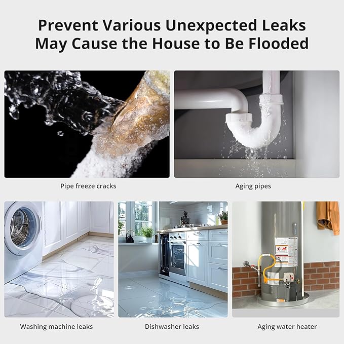 SONOFF SNZB-05P Zigbee Water Leak Sensor for Alarm System and Smart Home Automation, Wireless Mini Flood Detector for Kitchen Bathroom Basement 1Pack