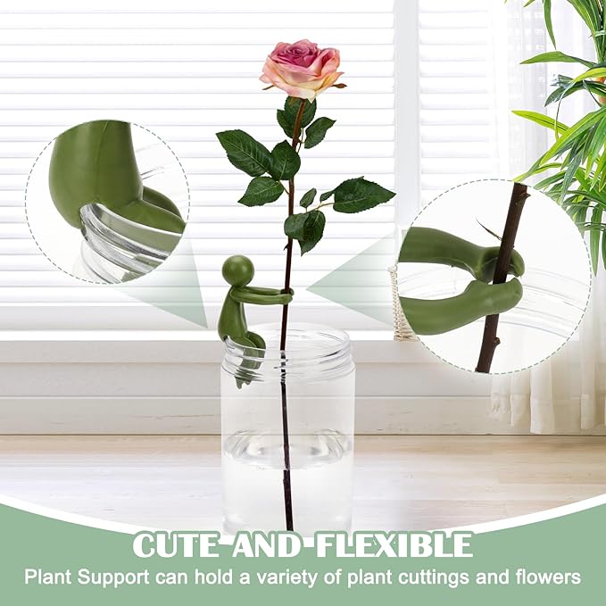 Plant Propagation Friends, Plant Cutting Holder Plant Support for Sprouts, Stems and Shoots, Cute Plant Propagation Buddy Plant Supporters for a Plant Propagation Station or an Indoor Garden