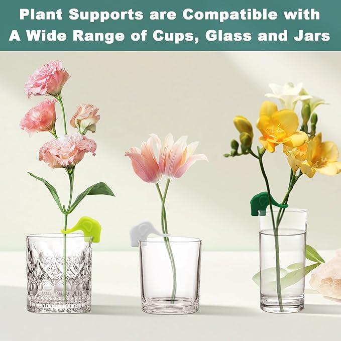6PCS Plant Propagation Buddy, Cute Plant Cutting Holder Plant Support Bud, Indoor Garden Pole Sticks Support Stakes, Plant Cutting Holder Plant Supports for Buds, Stems, Shoots and Cuttings