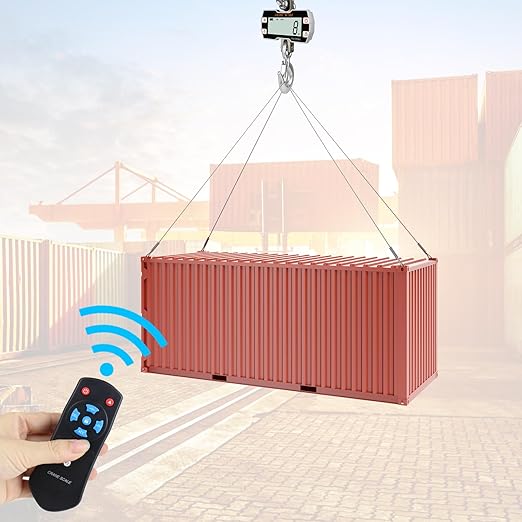 Hyindoor 2000kg 4400lb Crane Scale, 2 Ton Digital Hanging Scale with Remote, Industrial Heavy Duty Electronic Crane Scale