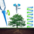 Drip Irrigation System Garden Watering System 12PCS Self Watering Spikes Devices Vacation Automatic Drip Irrigation Kits Adjustable Valve Plant Water Irrigation Control System for Garden Flower Bed