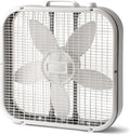 20 Inch Box Fan, 3-Speed Settings, All-Season Cooling for Home, Garage & Basement, Durable Weather-Resistant Motor, Easy-Carry Handle, Energy-Efficient Air Circulator