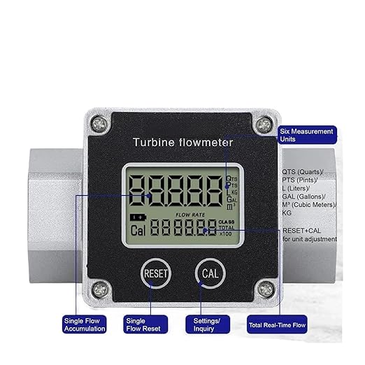 Flow Meter Digital Liquid(3-4 inch Al Alloy)