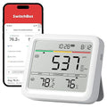 SwitchBot CO2 Detector, Air Quality Monitor Indoor, CO2 Monitor for CO2/TEMP/Humidity, Portable Carbon Dioxide Detector for Home/Car/Office/Greenhouse