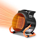 VEVOR Greenhouse Heater, 1500W PTC Fast Heating With Overheat Protection, 3-Speed Setting Small Grow Tent Fan, Electric Portable for Green House, Flower Room, Workplace