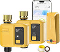 WiFi Water Timer 1 Zone for Garden Hose, 2 Pc Smart Sprinkler Timer with 984ft RF Range, Smart Lawn Watering System Irrigation Controller, APP/Voice Control, Rain Delay, Automatic/Manual Irrigation