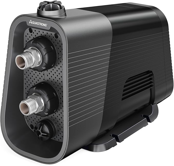 Aquastrong Whole House Water Pressure Booster Pump 80 PSI, 115V Automatic Variable Speed, Constant Pressure, Integrated Design, Self-Priming, for Home, Apartment, Shower, Garden, Shallow Well,Smart 45